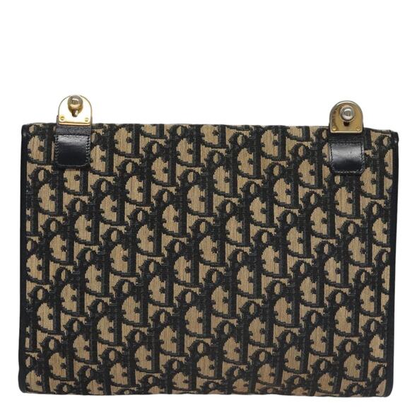 DIOR Trotter Canvas Shoulder Bag Navy - Picture 3 of 12